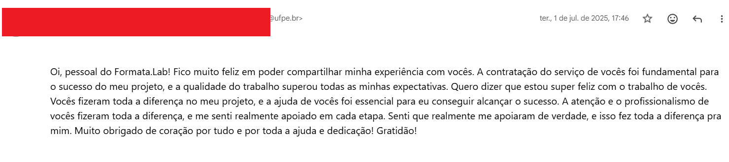 Feedback do Cliente 1